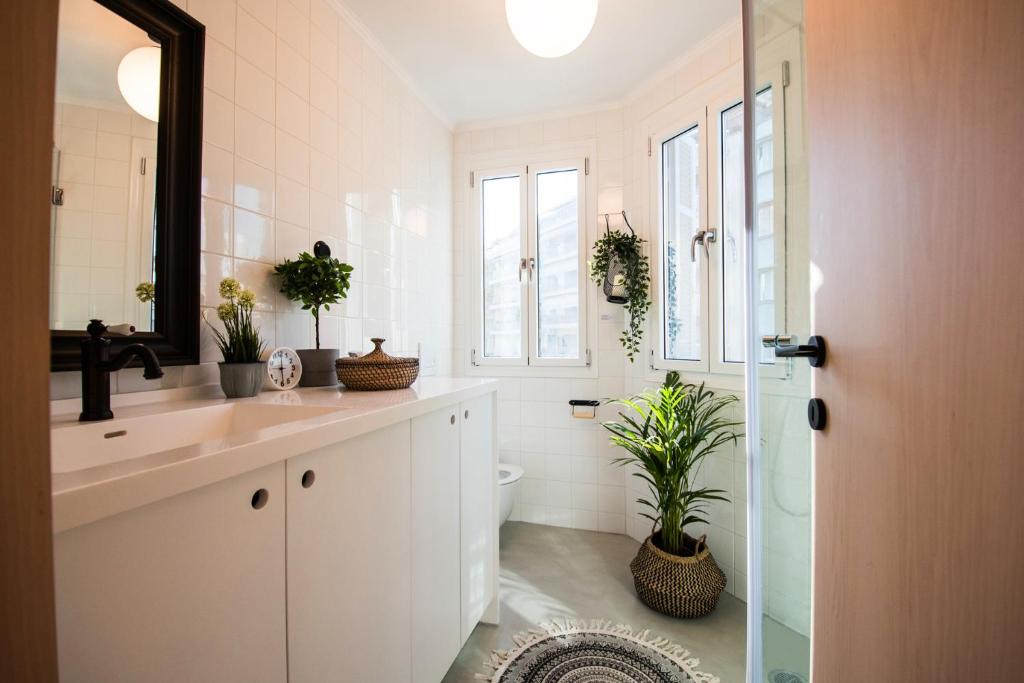 Downtown Boutique Apartment tesisinde bir banyo