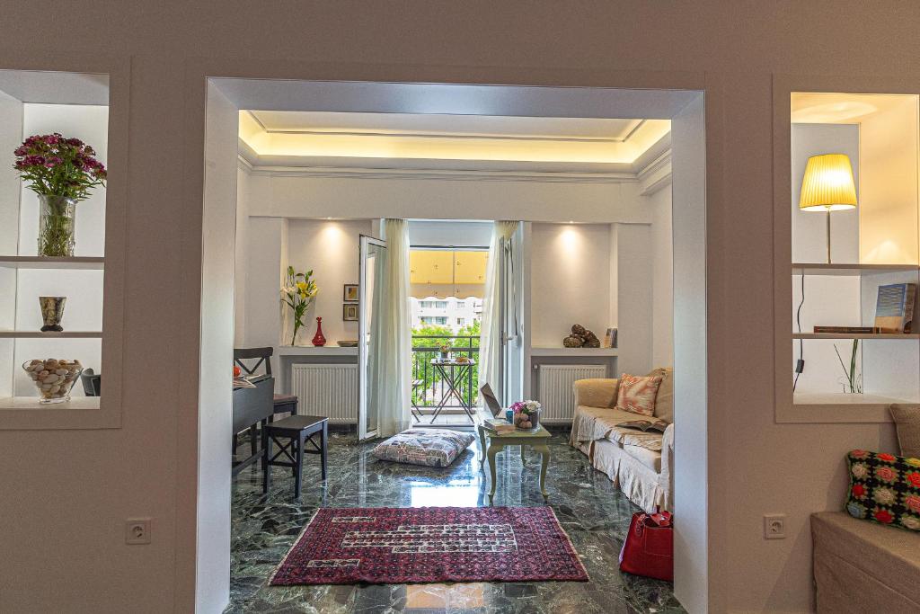 Posezení v ubytování Marveco Apartment