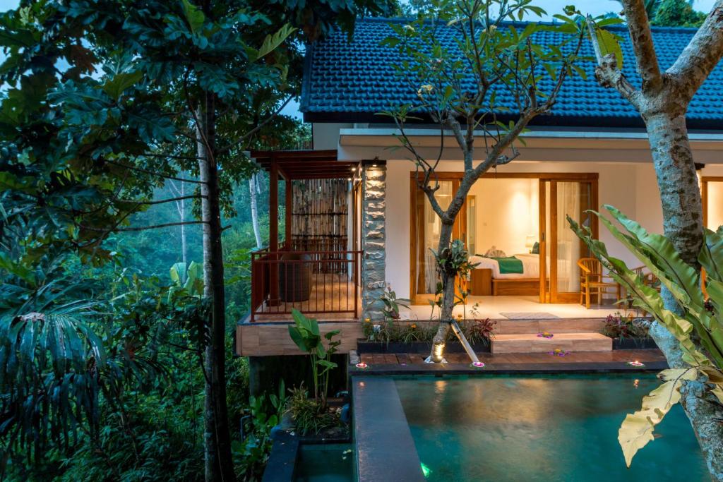 Zahrada ubytování The Pesaren Ubud