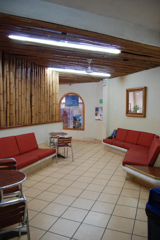 Posezení v ubytování Hotel Alux Cancun
