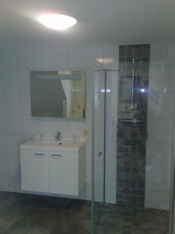Koupelna v ubytování Apartement De Vosseburch