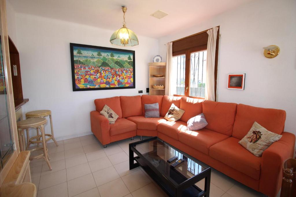 Posedenie v ubytovaní Apart-rent Casa con piscina Sant Maurici 0191