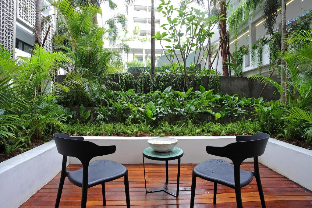 Zahrada ubytování Baitong Hotel & Resort Phnom Penh