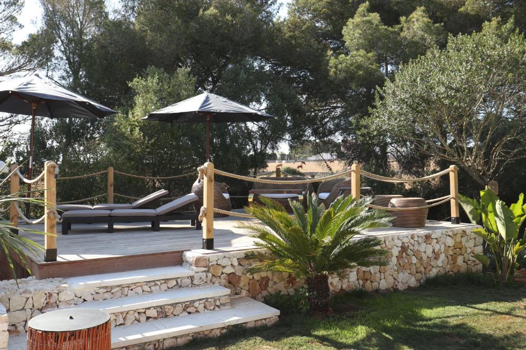 Zahrada ubytování La Casa Menorca