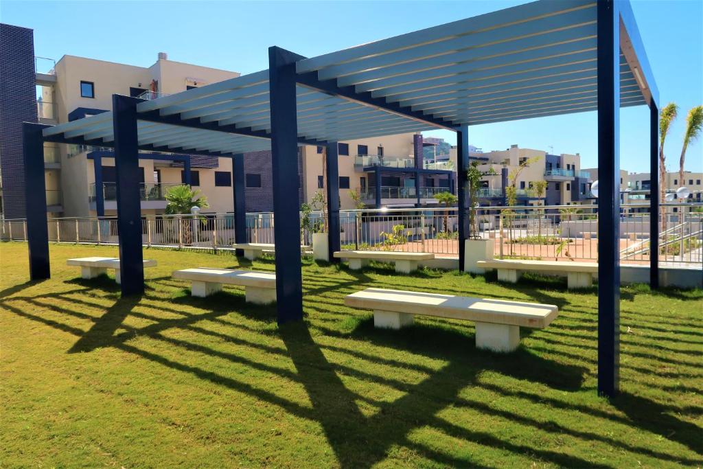 Vonkajšia záhrada v ubytovaní RESIDENCIAL PLAYA CABRIA