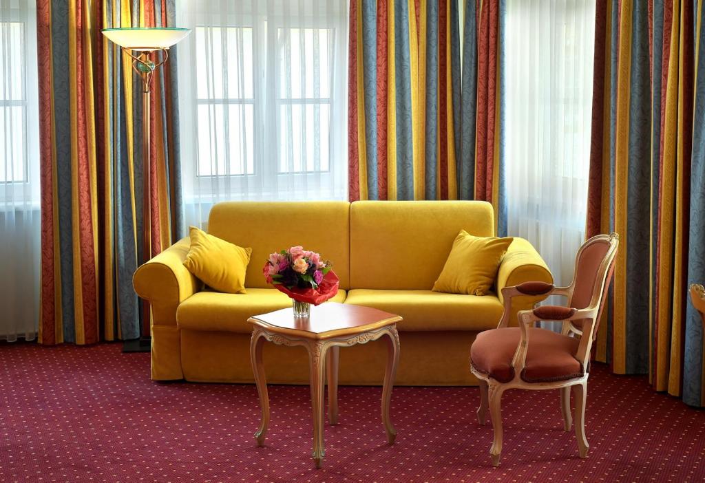 Posezení v ubytování Luitpoldpark-Hotel