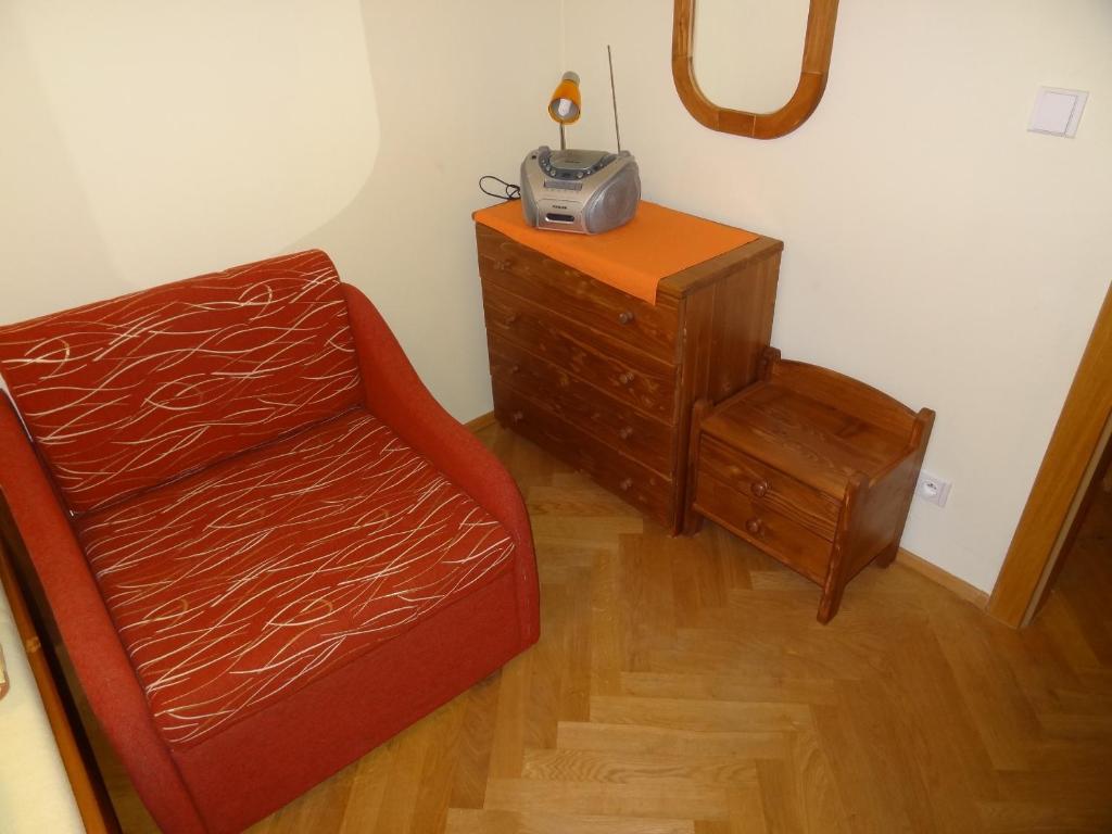 Posezení v ubytování Apartmány Pod Javorem