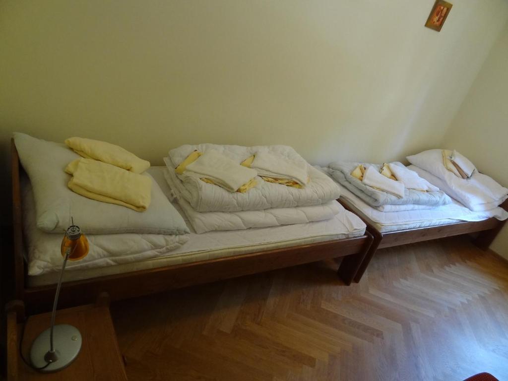 Postel nebo postele na pokoji v ubytování Apartmány Pod Javorem