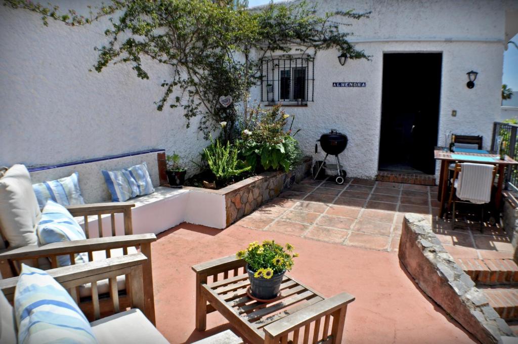 Patio alebo iná vonkajšia časť ubytovania Finca Bella Vista
