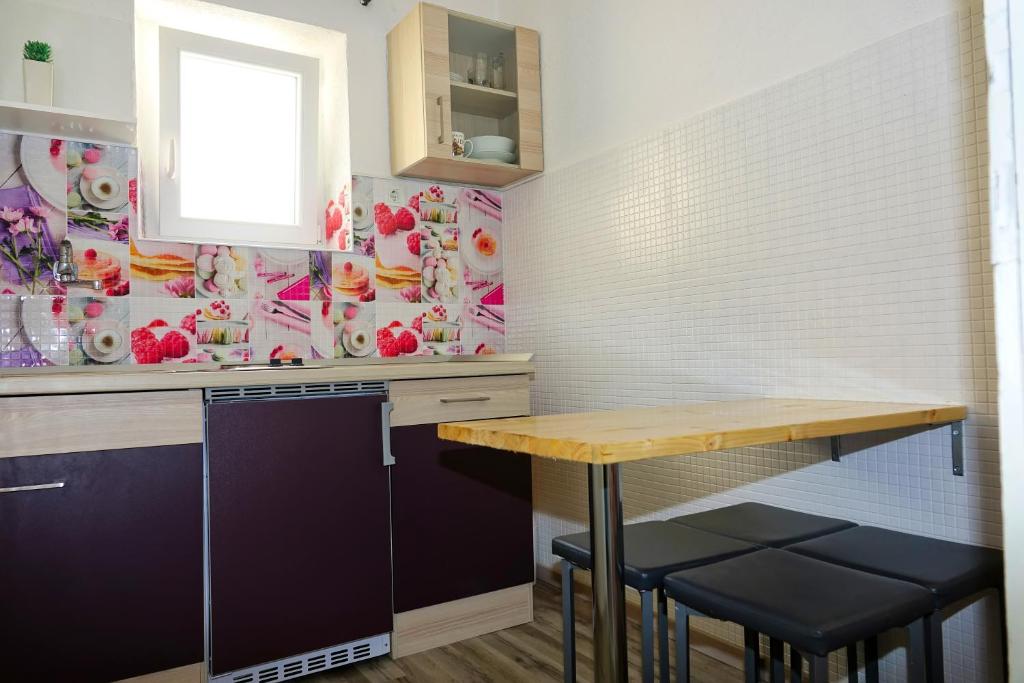Kuchyň nebo kuchyňský kout v ubytování Lux Dalmatia I & R