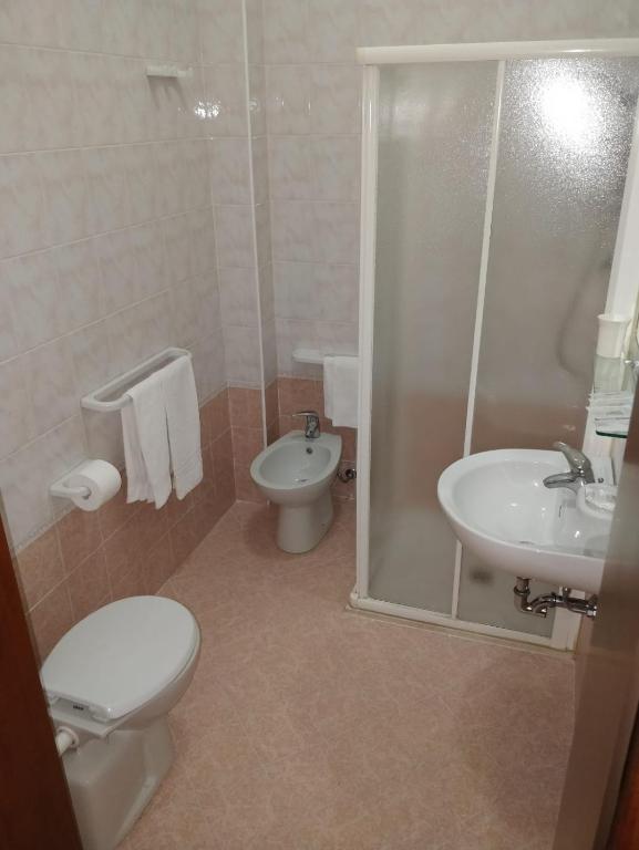Koupelna v ubytování Hotel Patrizia - B&B e Appartamenti
