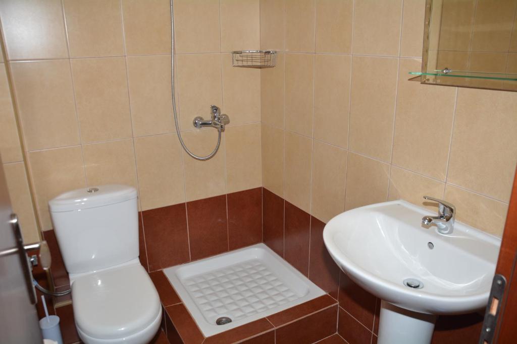 Koupelna v ubytování VILLA TASOS