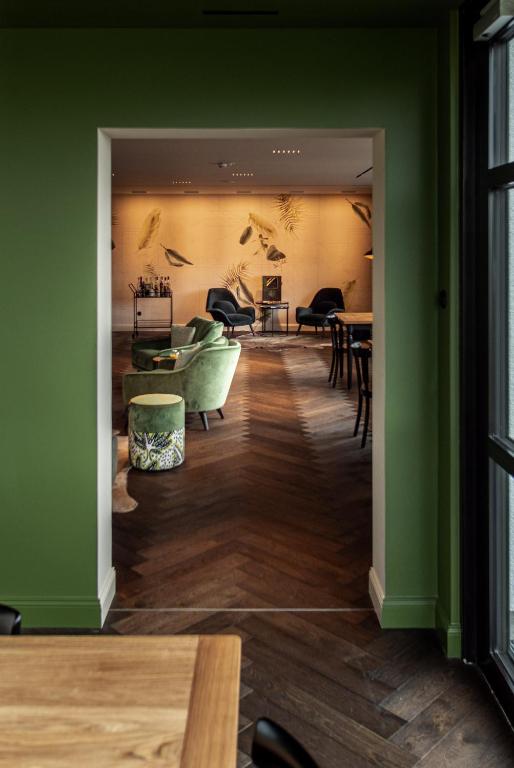 Posezení v ubytování Alpenloge Design Hotel