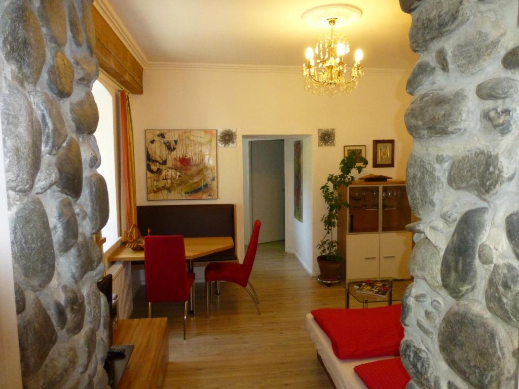 Posezení v ubytování Ferienwohnung Lienz Egger