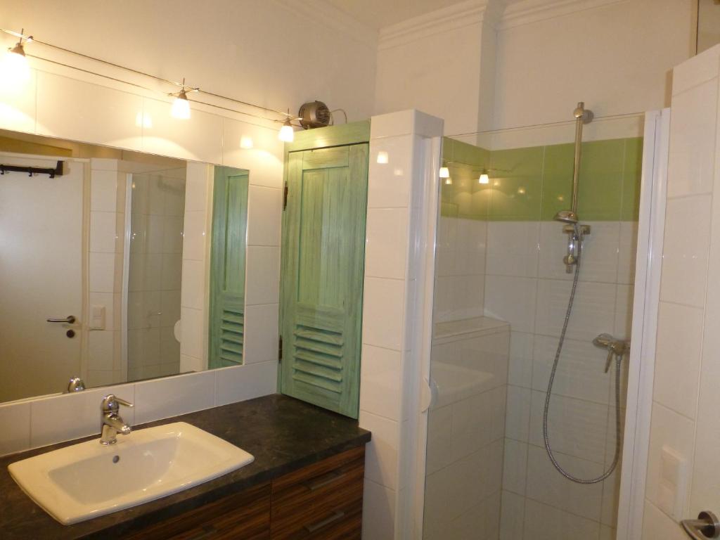 Koupelna v ubytování Ferienwohnung Lienz Egger