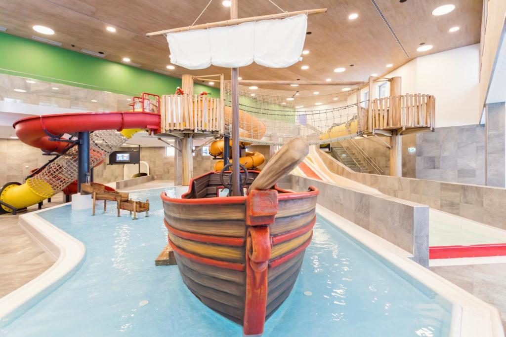 Bazén v ubytování Zugspitz Resort nebo v jeho okolí