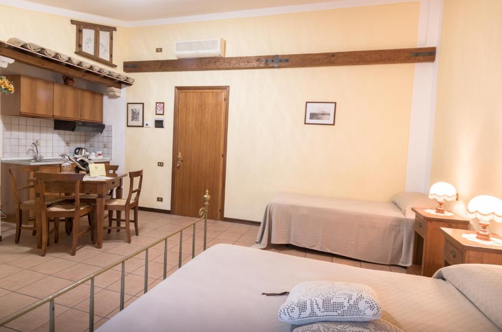 Postel nebo postele na pokoji v ubytování La Piaggia