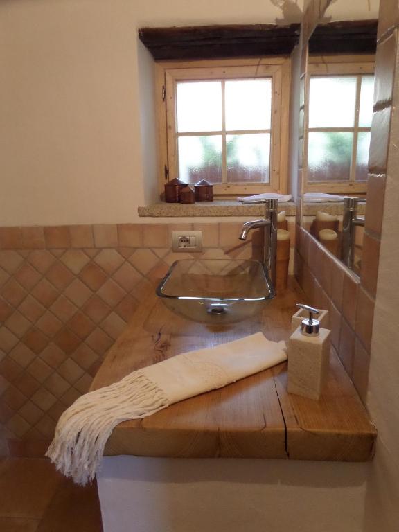 Koupelna v ubytování Agriturismo Sa Mendhula