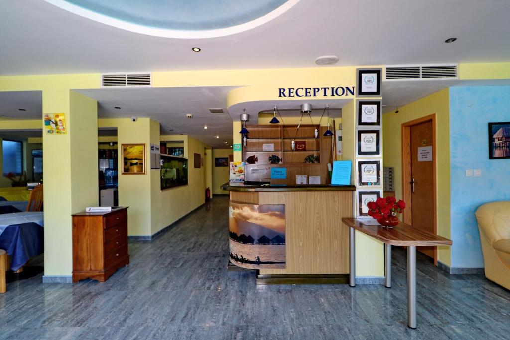Vstupní hala nebo recepce v ubytování Bora Bora Hotel