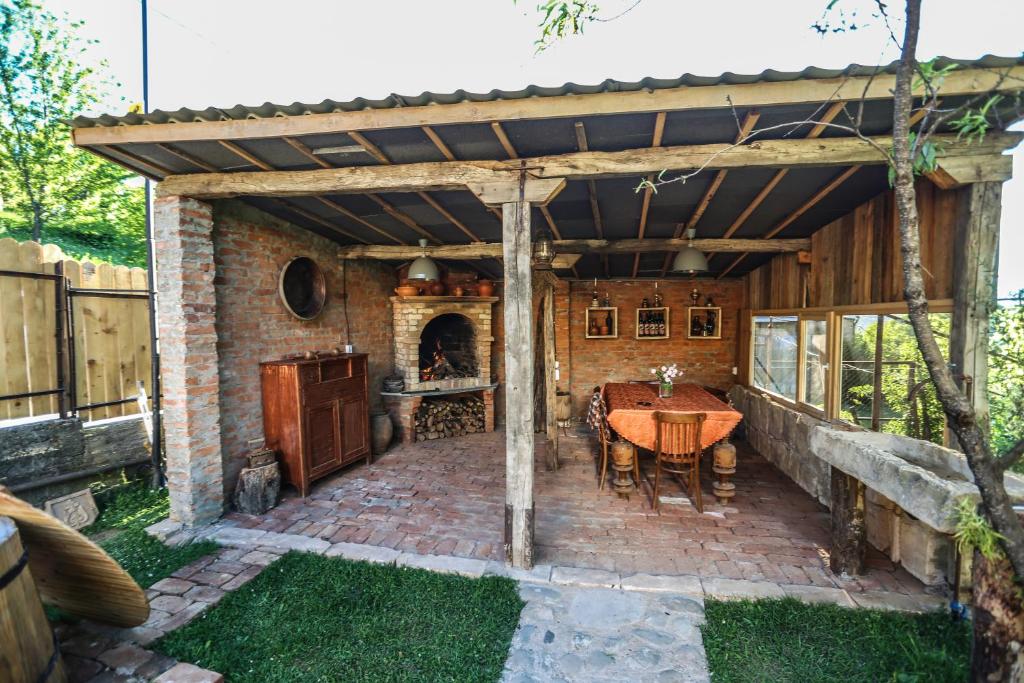 Patio nebo venkovní prostory v ubytování BUKHRIANI