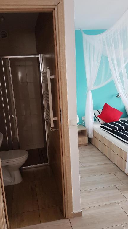 Koupelna v ubytování Willa Andrus