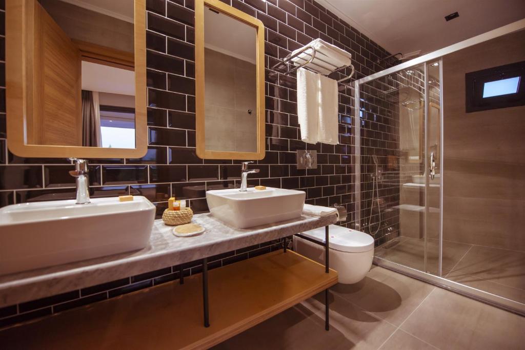 Koupelna v ubytování Arwen Hotel