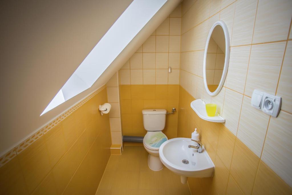 Kúpeľňa v ubytovaní Dom Gościnny Pola