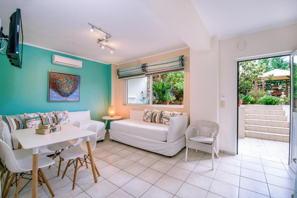 Posezení v ubytování Stamatakis Boutique Studios