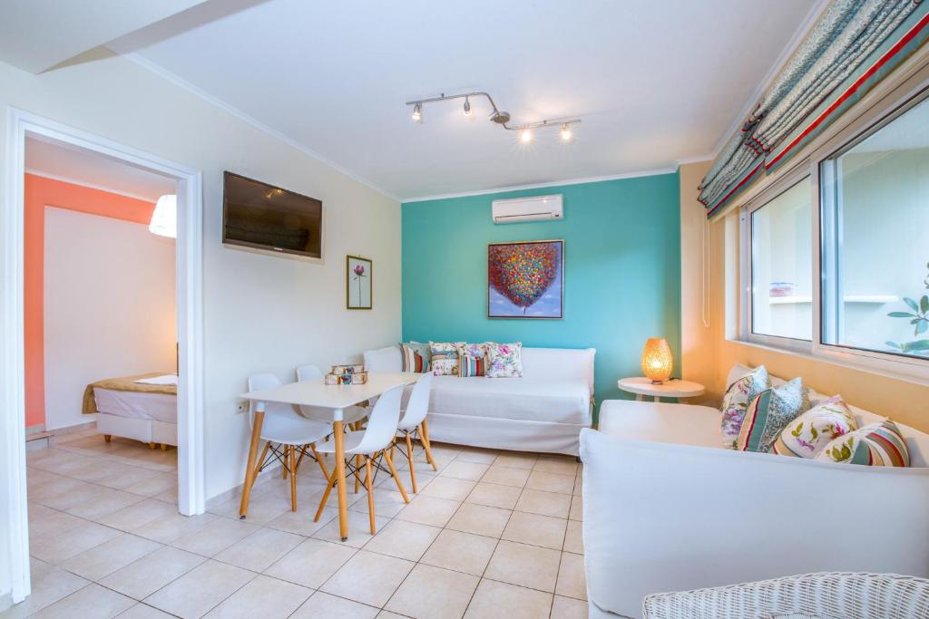 Posezení v ubytování Stamatakis Boutique Studios