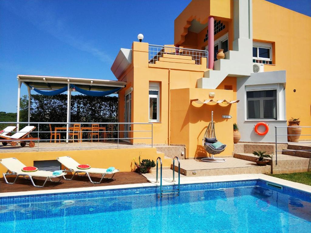 Bazén v ubytování Villa Gaia nebo v jeho okolí