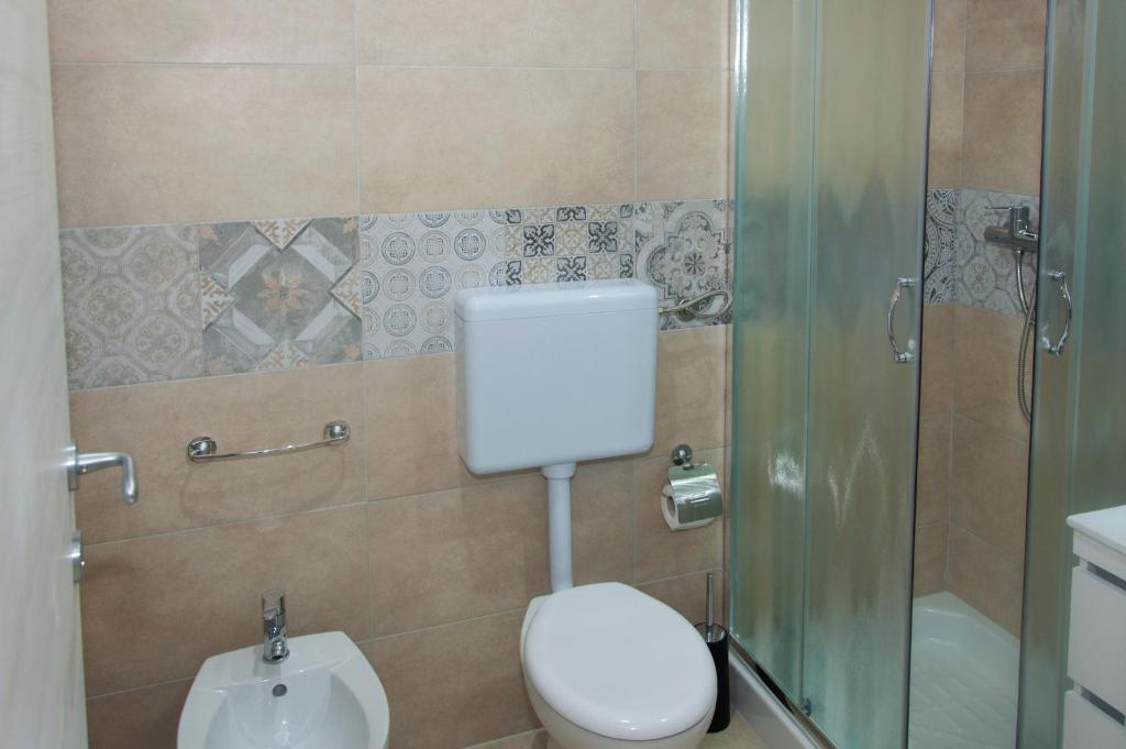 Koupelna v ubytování Wish Rooms Lecce