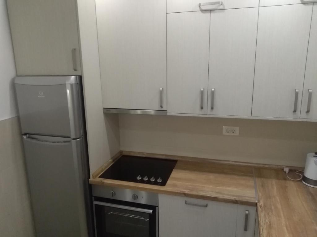 Kuchyň nebo kuchyňský kout v ubytování Apartments Villa Čučuk