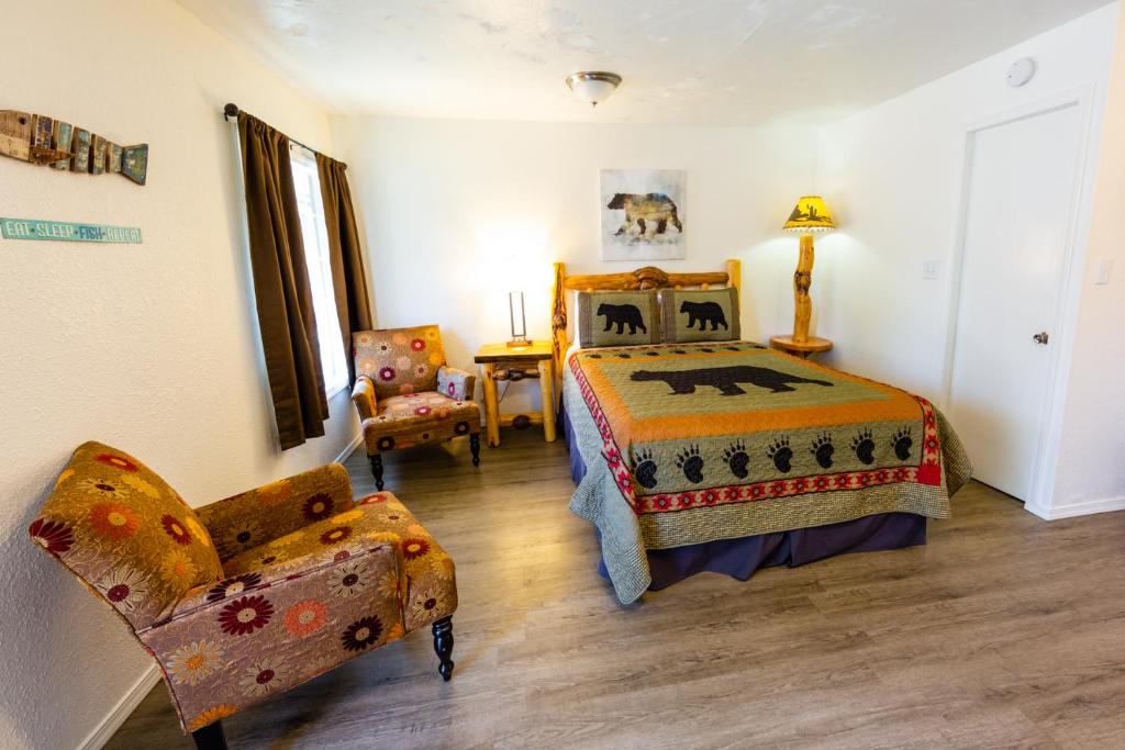 Posezení v ubytování Arbor Inn Motel Oakridge