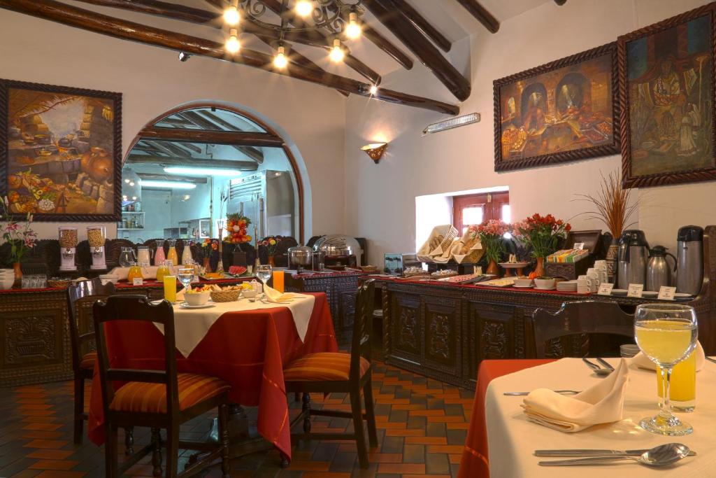 Restaurace v ubytování Munay Wasi Inn