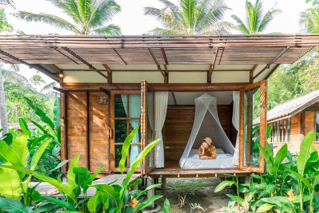 Zahrada ubytování Jungle Koh Kood Resort