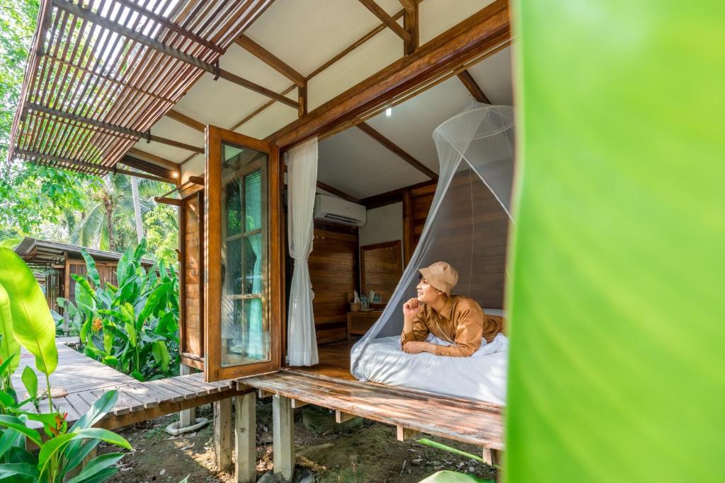 Zahrada ubytování Jungle Koh Kood Resort