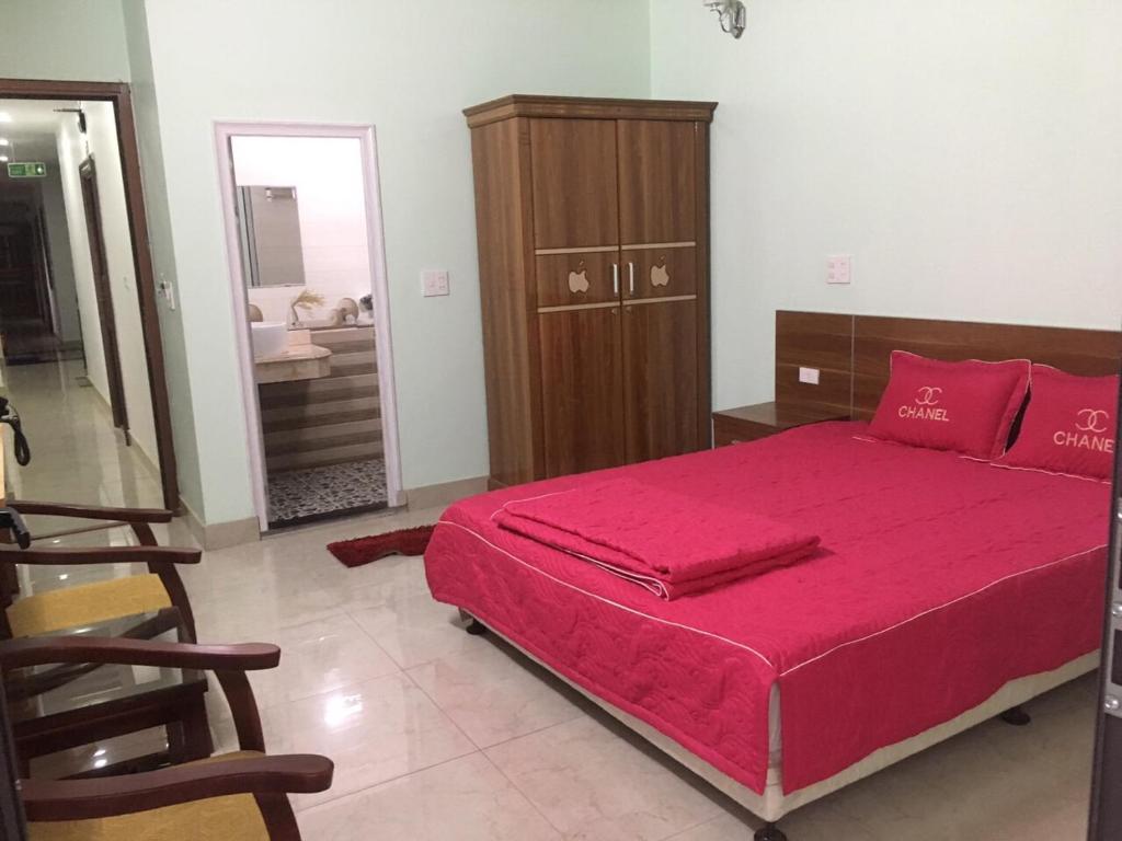 Postel nebo postele na pokoji v ubytování Ruby Hostel Hà Giang