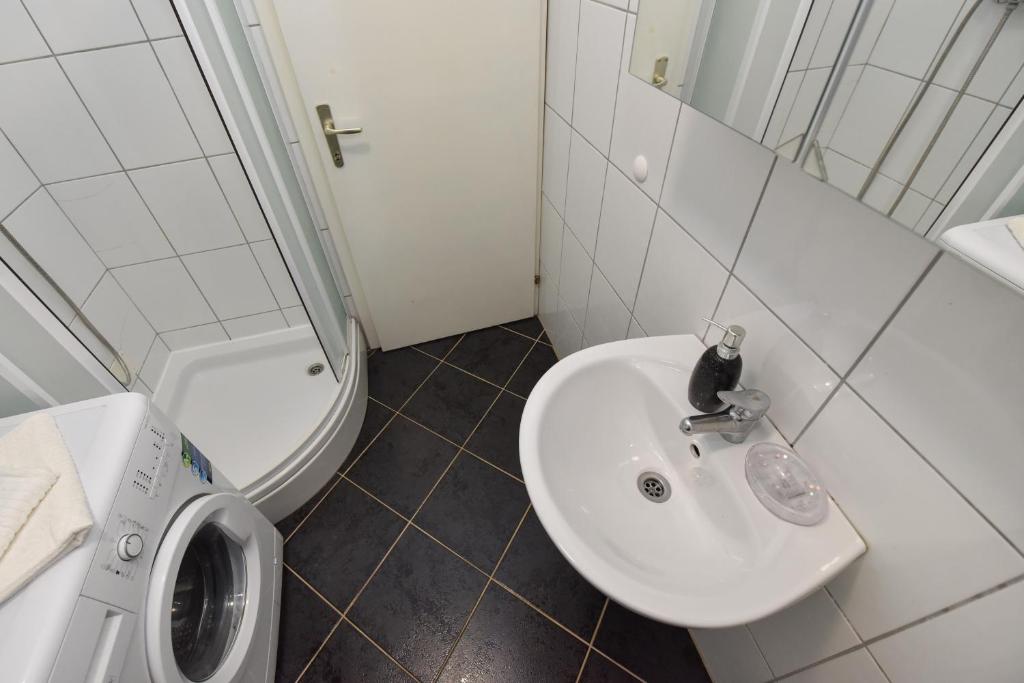 Koupelna v ubytování Brunchi apartment Novalja