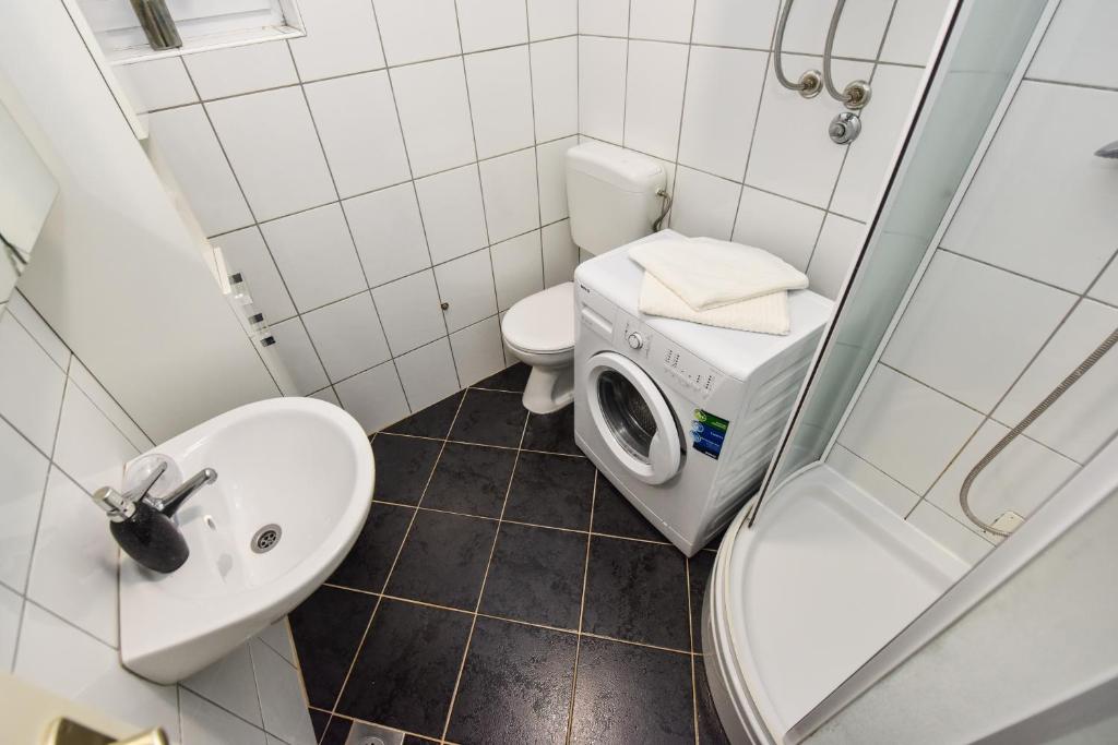 Koupelna v ubytování Brunchi apartment Novalja