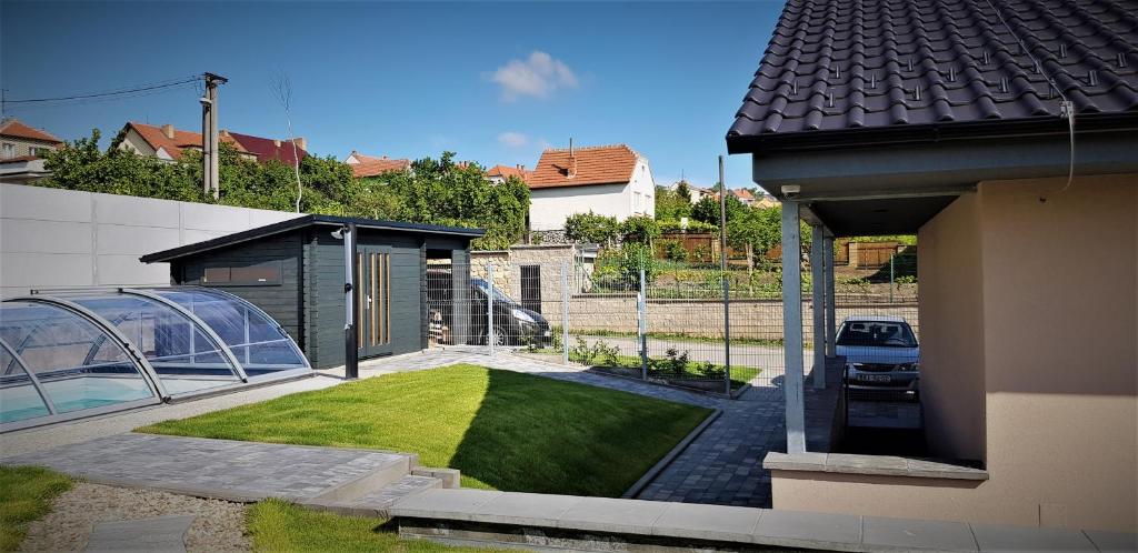 Zahrada ubytování Penzion U Křížku