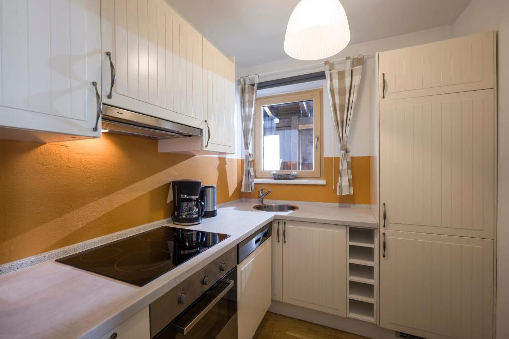 Kuchyň nebo kuchyňský kout v ubytování Haus Bauer