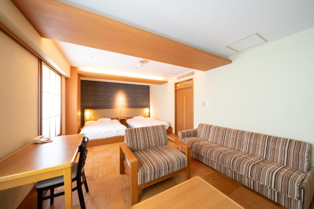 Posezení v ubytování Pearl Hotel Ryogoku