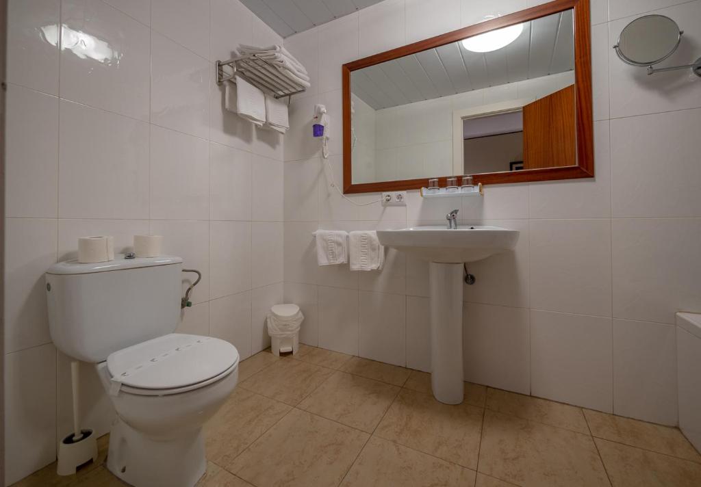 Koupelna v ubytování Hostal Gallet