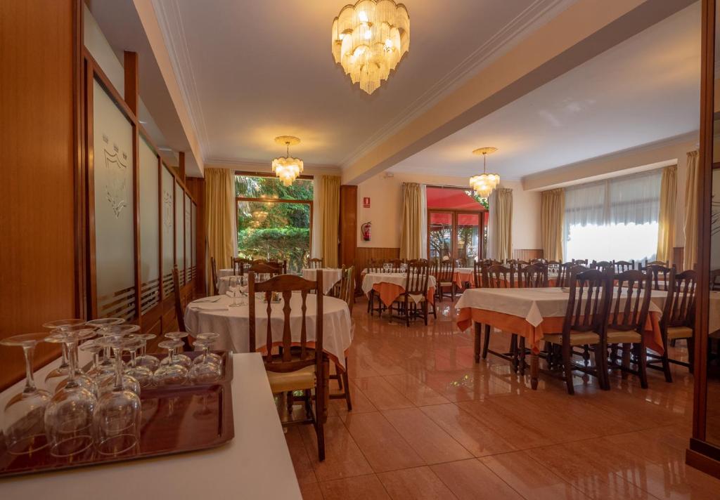 Restaurace v ubytování Hostal Gallet