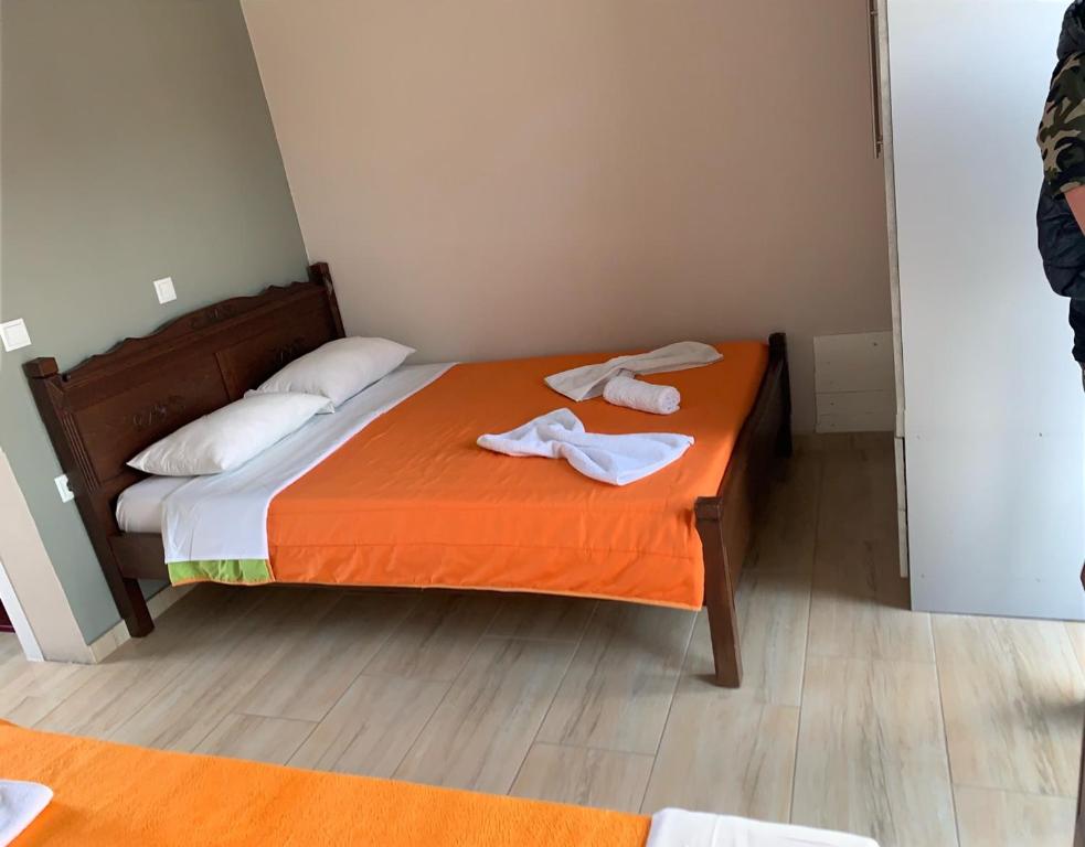 Krevet ili kreveti u jedinici u okviru objekta Studio Theano