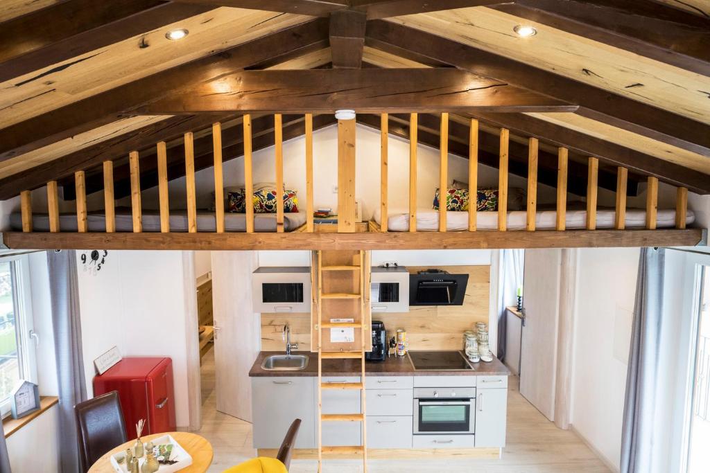 Kuchyň nebo kuchyňský kout v ubytování Casa MiA