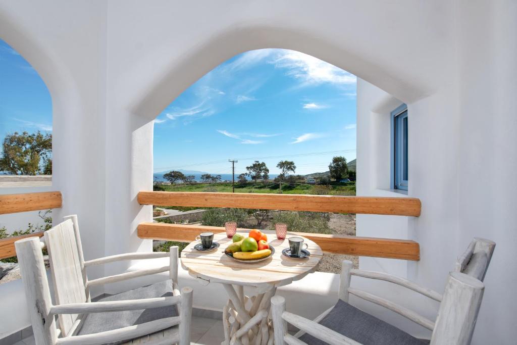 A balcony or terrace at La Boheme Villas