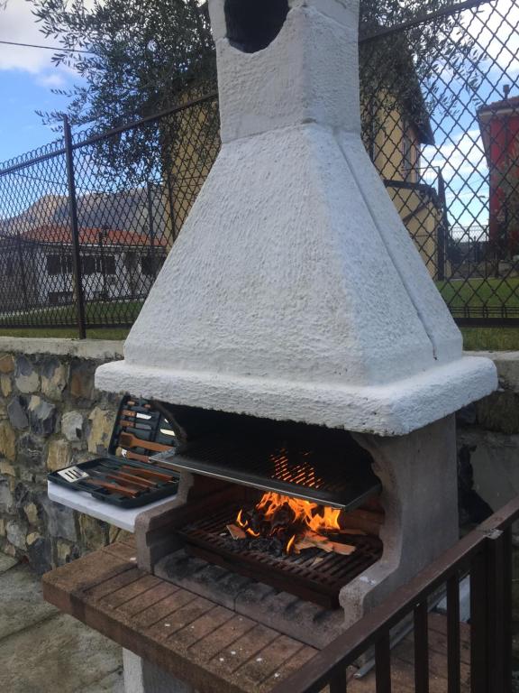 Gril pre hostí v dovolenkovom dome