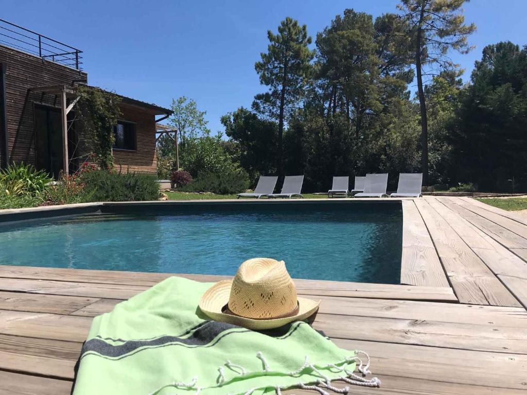 Πισίνα στο ή κοντά στο Du rêve Ô naturel - Maison de vacances entre Gorges de l'Ardèche et Gard