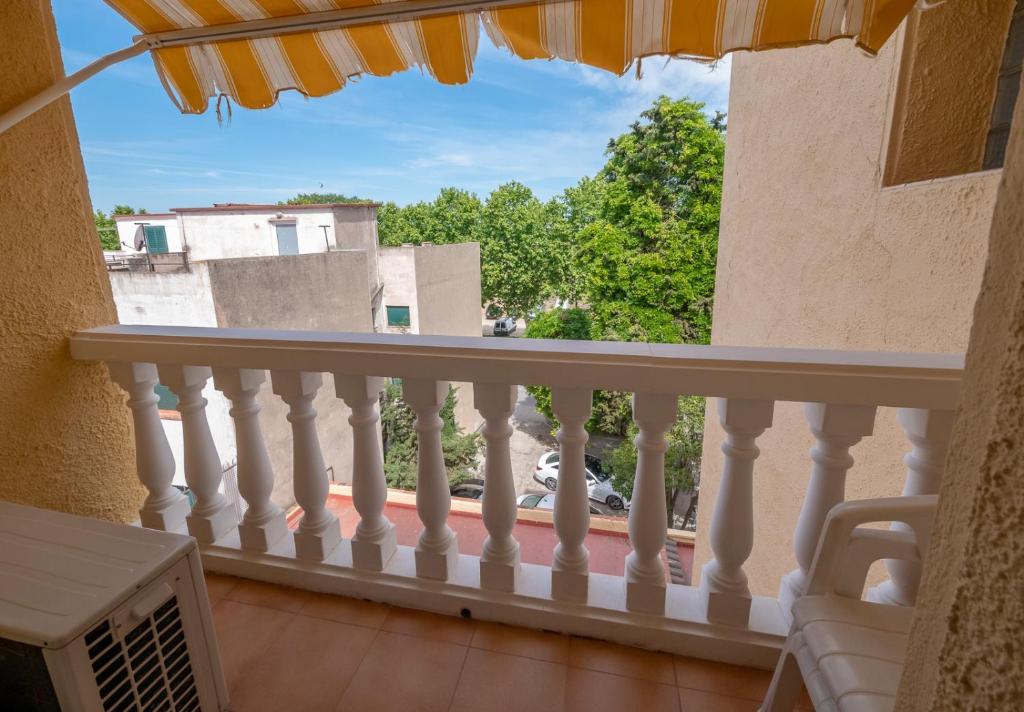 Balkón nebo terasa v ubytování Hostal Gallet